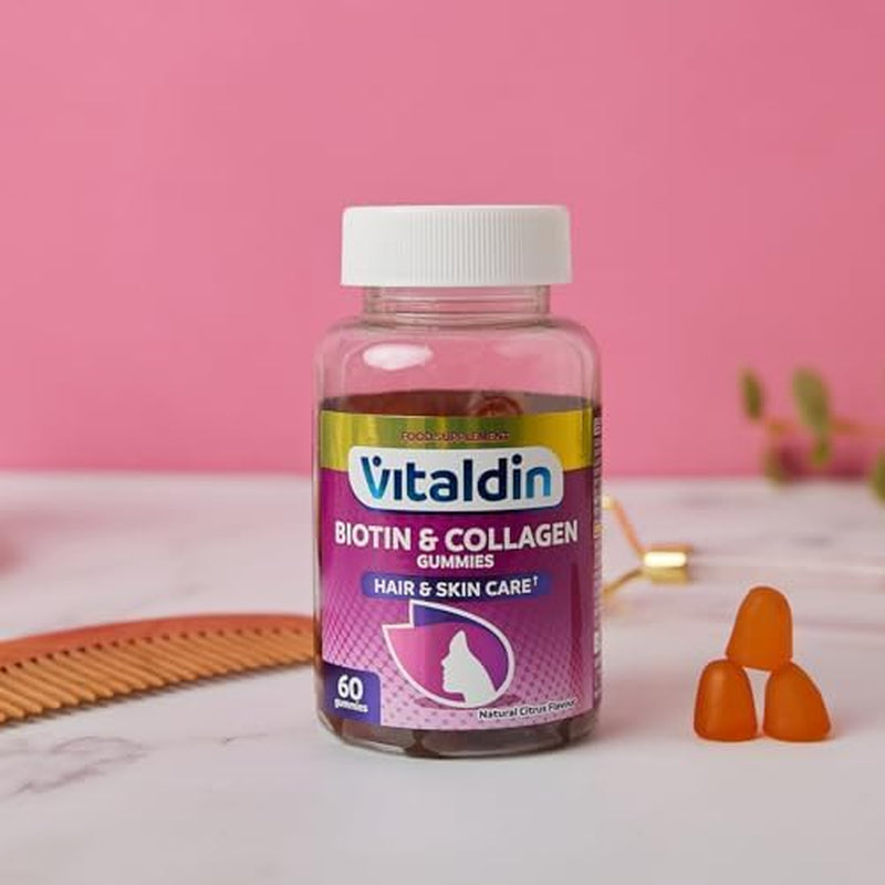 VITALDIN Gominolas De Biotina + Colágeno - Sin Gluten - 60Uds