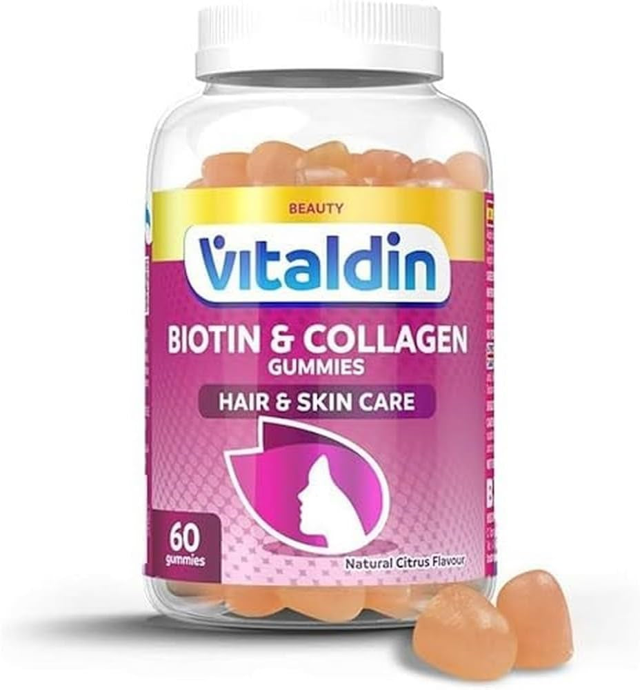 VITALDIN Gominolas De Biotina + Colágeno - Sin Gluten - 60Uds