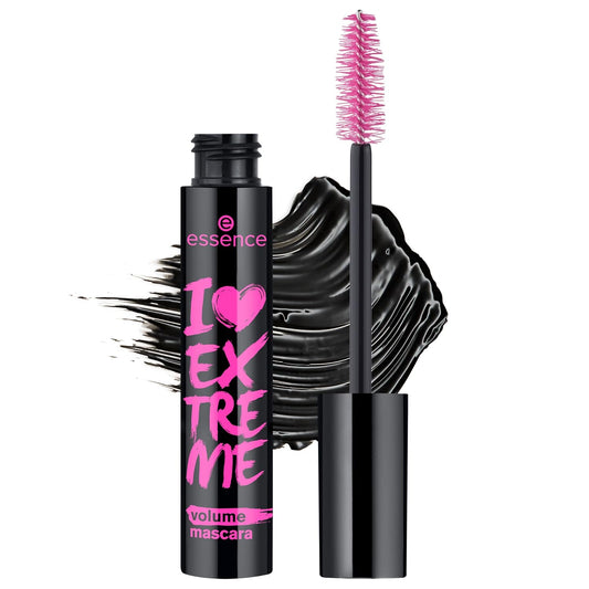 Essence I LOVE EXTREME Volume Mascara 01, Máscara Ultranegra