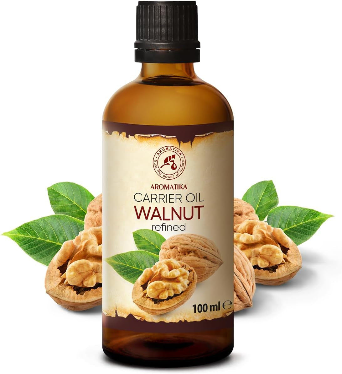 Aceite De Nuez - 100Ml - Juglans Regia - Prensado En Frío - Base/Portador Para Cosmética, De Baсo Y Bronceador - Piel Y Cabello