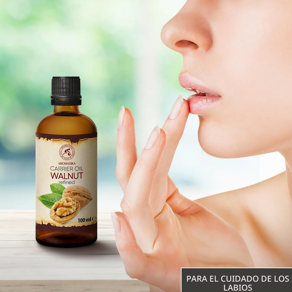 Aceite De Nuez - 100Ml - Juglans Regia - Prensado En Frío - Base/Portador Para Cosmética, De Baсo Y Bronceador - Piel Y Cabello