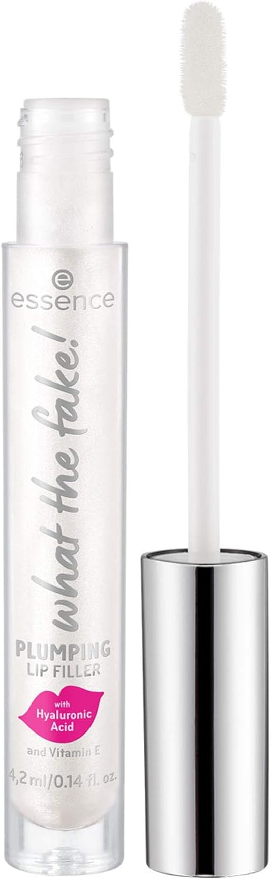 Essence What the Fake! PLUMPING LIP FILLER Voluminizador Labial, Hidratar/Humectar, Suavizar, Con Vitaminas, Brillante, Luminoso (4.2Ml)