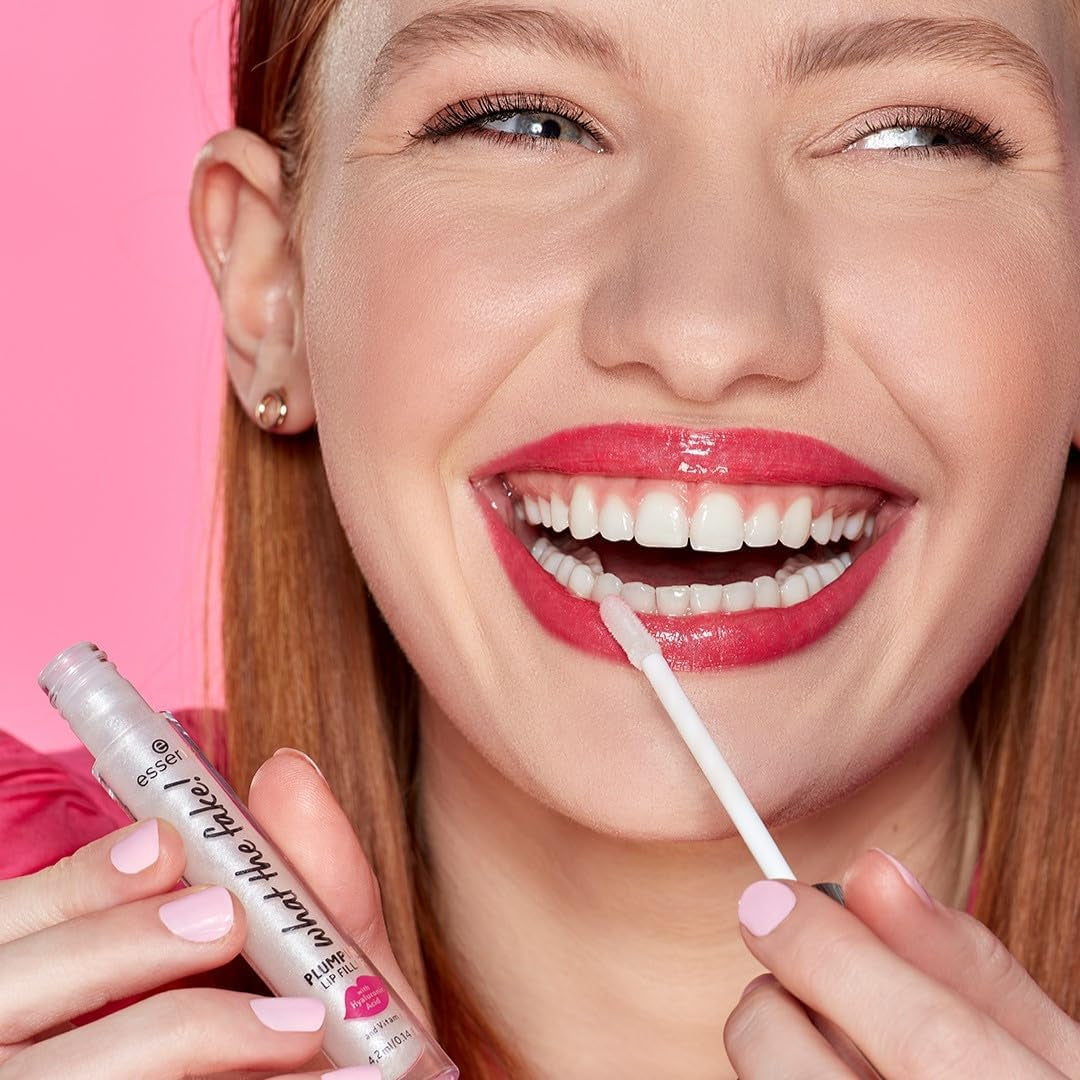 Essence What the Fake! PLUMPING LIP FILLER Voluminizador Labial, Hidratar/Humectar, Suavizar, Con Vitaminas, Brillante, Luminoso (4.2Ml)
